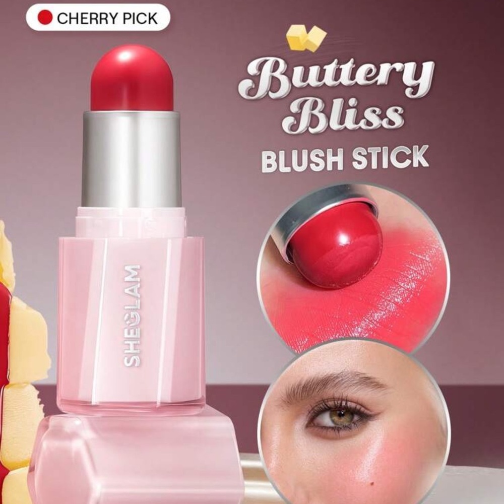 SHEGLAM Buttery Bliss Blush Stick-Cherry Pick